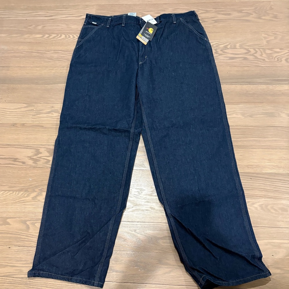 Carhartt Men's big and tall  Denim Jeans size 46x36